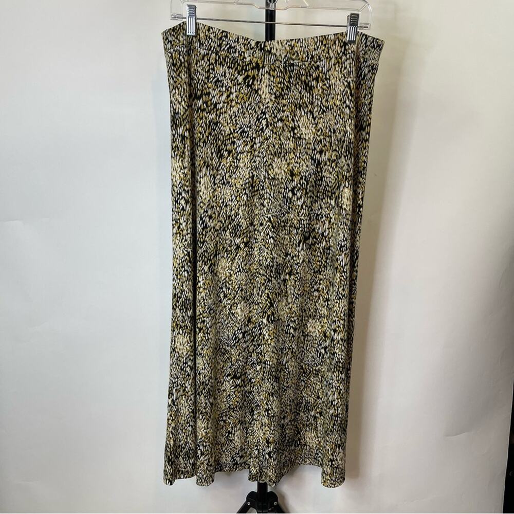 Kasper Black Yellow White Skirt Dress Size Large Women’s